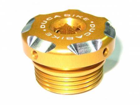TOS01B Engine Oil Cap Gold Ducabike DBK For Ducati 1198 2009 > 2012