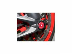 Tappo Ruota Destro Bicolore Rosso Ducabike DBK Per Ducati Panigale 899 2013 > 2015