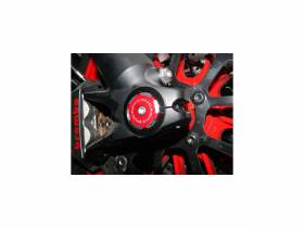 Tappo Ruota Destro Bicolore Rosso Ducabike DBK Per Ducati Scrambler Classic 2015 > 2018