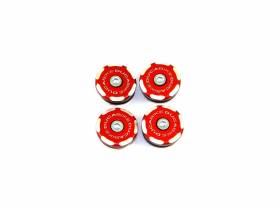 Kit Frame Plugs Red Ducabike DBK For Ducati Panigale 899 2013 > 2015