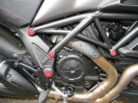 Ducabike DBK Ttdv02a Kit Frame Plugs Red