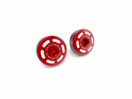 TTF03A Kit Central Frame Caps Red Ducabike DBK For Ducati Supersport 936 2017 > 2020