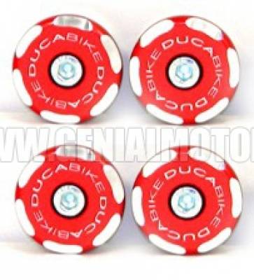 Ducabike DBK Ttnhm02a Kit Frame Plugs Hyp 821 Red