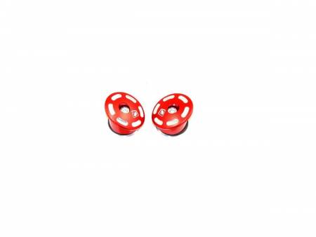 TTSS01A Kit Frame Plugs Red Ducabike DBK For Ducati Supersport 936 2017 > 2020