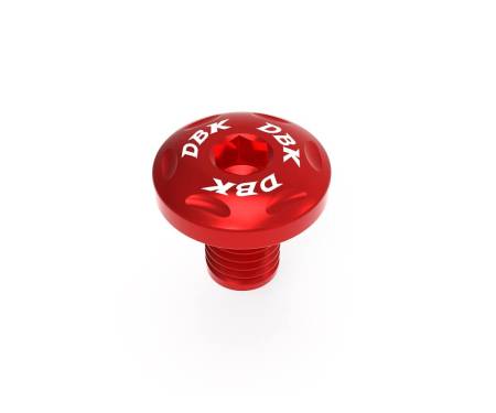 VITE15A M10 Rh Thread Rearview Mirror Plug Red Dbk For Ducati Scrambler 1100 Sport Pro 2020 > 2023