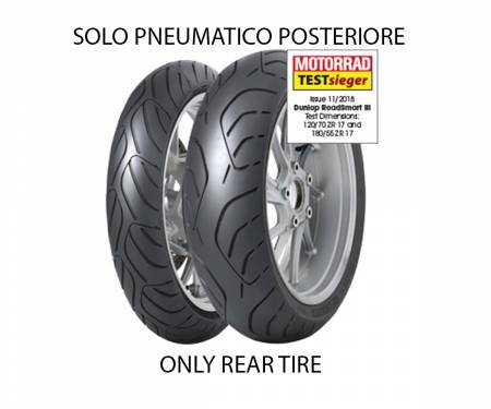 634403 Dunlop Tire SPORTMAX ROADSMART III 190/50ZR17 (73W) TL SX Rear 