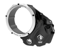 3D-Evo Ölbadkupplungsdeckel Ducabike DBK CCDV06DE SCHWARZ-SILBER für Ducati DIAVEL 1260S 2019 > 2022