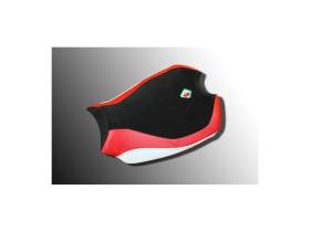 Rider Seat Cover Ducabike DBK CSV201DAW BLACK-RED-WHITE for Ducati PANIGALE V2 2020 > 2022