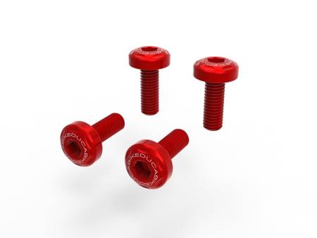 Screw Kit Under Tail Ducabike DBK KVT17A RED for Ducati MONSTER 937 2021 > 2022