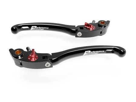 LE01A Brake Lever Pair Clutch Eco Gp 1 Bk-Red Ducabike DBK Ducati Panigale V2 2020 > 2022