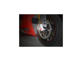 Radnabenkappen Rechts Aluminium CNC Rot Ducabike DBK Ducati Streetfighter V4 2020 > 2022