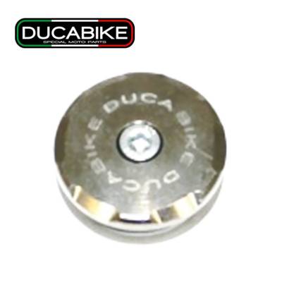 Left Wheel Cap in Machined Aluminum CNC Niploy TRS01E Ducabike DBK Ducati Panigale V2 2020 > 2022