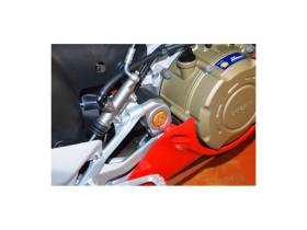 Kit Frame Caps Central Aluminium Gold TTF06B Ducabike DBK Ducati Streetfighter V4 2020 > 2022