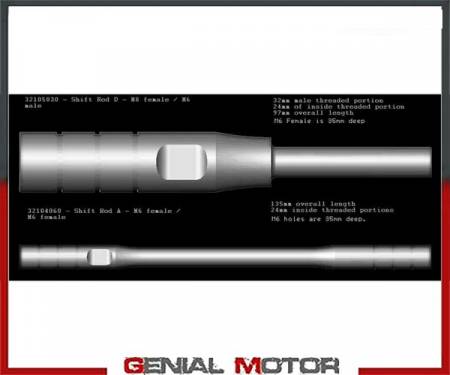32104060+32105030 Dynojet Rod sensor Yamaha R6 2003 > 2020