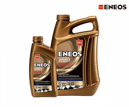 146301 ENEOS Olio Motore Full sintetico 4T Eneos GP4T Performance Racing 5W30 4 litri