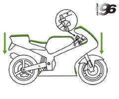 Kit abbassamento moto Faster96 -40mm per HONDA CB 500 X 2019 > 2023