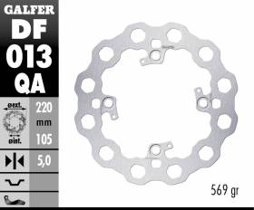 Galfer Disco Freno Posteriore CUBIQ FIXED 220x5mm TRIUMPH SPEED TRIPLE 1050 R 2012 > 2017