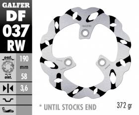 Galfer Front Brake Disc WAVE FIXED GROOVED 190x3,6mm SIAMOTO TOP RACING 100 1999