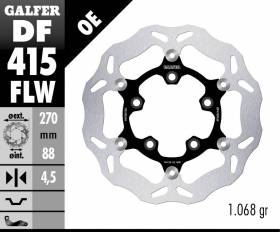 Galfer Front Brake Disc WAVE FLOATING (C. STEEL) 270x4.5mm KYMCO XCITING 400 2012