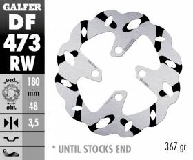 Galfer Front Brake Disc WAVE FIXED GROOVED 180x3,5mm MBK BOOSTER 50 WHEEL 12 2006