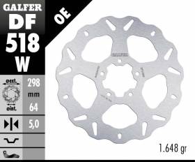 Galfer Front Brake Disc WAVE FIXED 298x5mm INDIAN MOTORCYCLE SCOUT SIXTY 2018