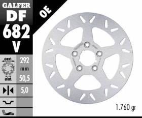 Galfer Front Brake Disc ROUND FIXED 292x5mm HARLEY DAVIDSON FXS SERIES 1984 > 1986