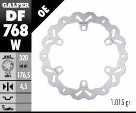 Galfer Front Brake Disc WAVE FIXED 320x4,8mm DUCATI MULTISTRADA 1100 S DS 2007