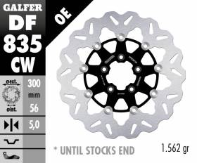 Galfer Front Brake Disc WAVE FLOATING COMPLETE (C. ALU.) 300x5mm HARLEY DAVIDSON XL 1200 X FORTY EIGHT 2014