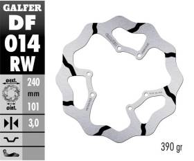 Galfer-Bremsscheibe vorne WAVE FIXED GROOVED 240x3mm HONDA CRF 450 XR LD 2013