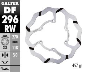 Galfer Front Brake Disc WAVE FIXED GROOVED 270x3mm YAMAHA YZ 450 F 2020