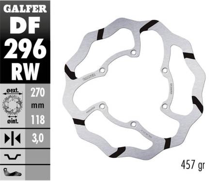 DF296RW Galfer Front Brake Disc WAVE FIXED GROOVED 270x3mm YAMAHA YZ 450 F 2020