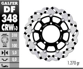 Galfer Front Brake Disc WAVE FLOATING GROOVED RIGHT (C. ALU.) 310x5 SUZUKI M 1800 RB 2014