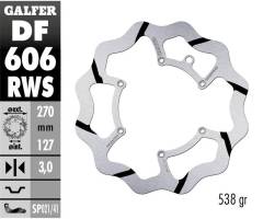 Disque de frein avant Galfer WAVE FIXED OVERSIZE GROOVED 270x3mm HUSABERG 450 FC/FE 2004
