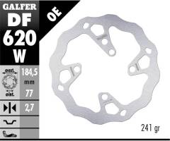 Galfer Front Brake Disc WAVE FIXED 185x2,7mm BETA EVO 300 4T 2020 > 2023