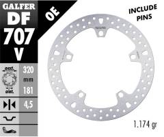 Galfer Front Brake Disc ROUND FIXED 320x4.5mm INDIAN MOTORCYCLE FTR R CARBON 2021 > 2024