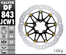 Galfer Front Brake Disc WAVE FLOATECH 320X6MM (FRONT) KTM BRABUS 1300 R 2022 > 2024