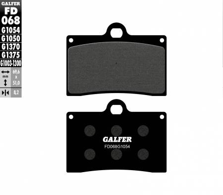 FD068G1054 Galfer Front Brake Pads P.g.o. G-max  Fd068