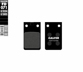 Galfer Front Brake Pads Motron Gto Max, Wf, R {{year_system}} Fd071