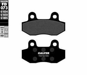 Galfer Front Brake Pads Peugeot Vox City {{year_system}} Fd073