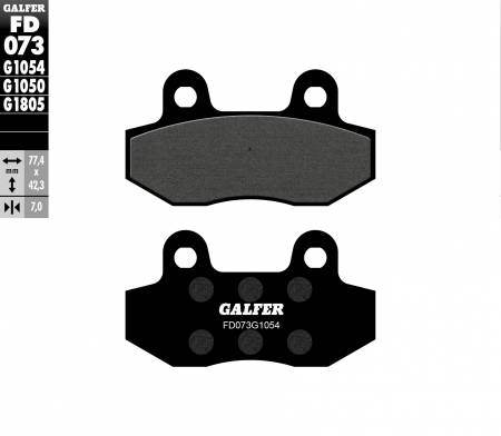 FD073G1054 Galfer Front Brake Pads Hyosung Gv 650 Aquilia  Fd073