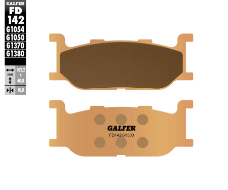 Yerbay Pastiglie Freno Anteriore Per Yamaha XVS650 Dragstar 1997-2004 E XVS 650 A Dragstar 1998-2007