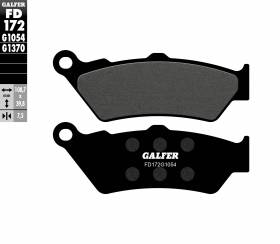 Galfer Front Brake Pads Moto Morini Scrambler {{year_system}} Fd172