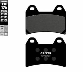 Galfer Front Brake Pads Benelli 756 2009 > 2010 Fd176