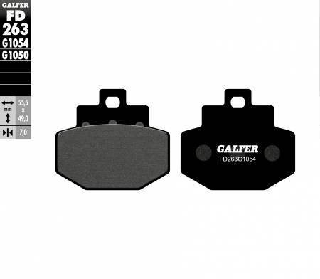 FD263G1054 Galfer Front Brake Pads Piaggio Mp 3 New 500 Business Abs - Asr  Fd263