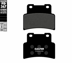 Galfer Front Brake Pads Kymco Xciting 400 {{year_system}} Fd367