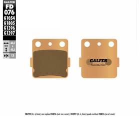 Galfer Front Brake Pads HONDA CR 85 R 2003 > 2005 FD076