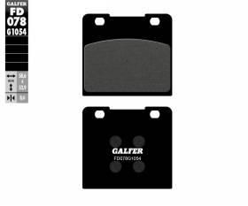 Galfer Rear Brake Pads SUZUKI VS 1400 (S83 USA) 2004 FD078