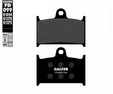 FD099G1054 Galfer Front Brake Pads TRIUMPH SPEED TRIPLE 955 i 2002 FD099