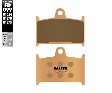 FD099G1370 Galfer Front Brake Pads TRIUMPH TIGER EXPLORER 2012 > 2015 FD099