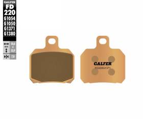 Galfer Pastiglie Freno Posteriore DUCATI SUPERSPORT 950 S 2017 > 2023 FD220